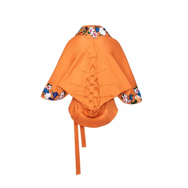 Embellished Cotton Wrap Jacket
