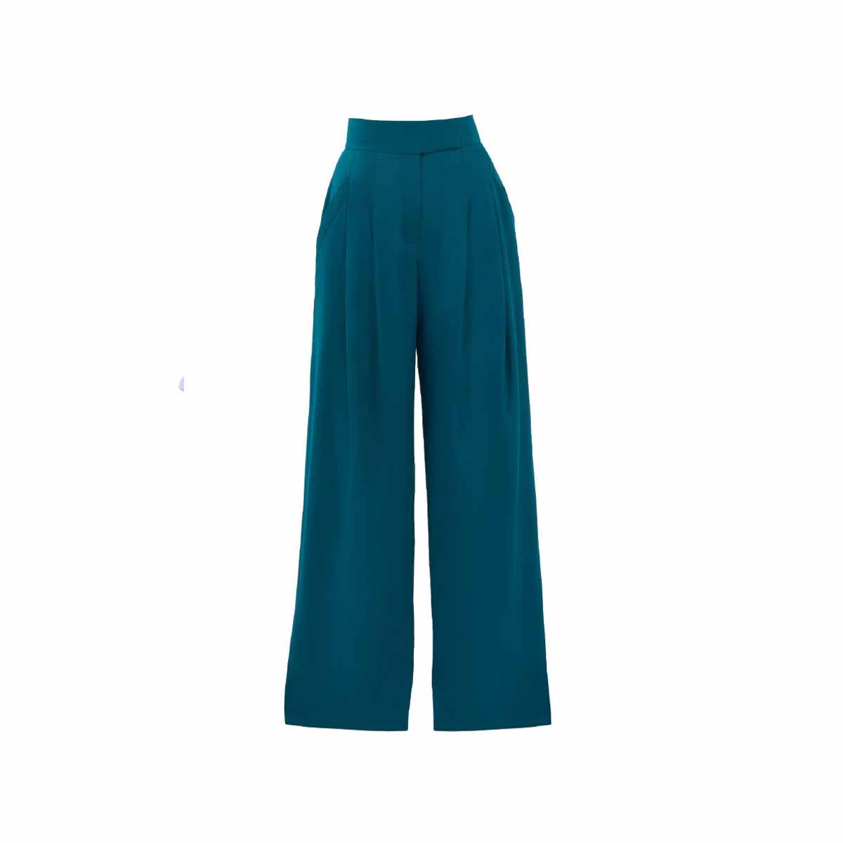 Green Wide-Legged Pants