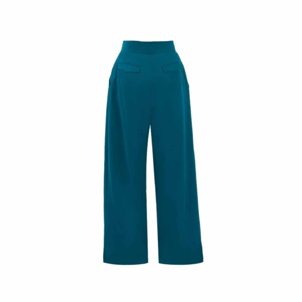 Green Wide-Legged Pants
