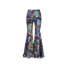 Flared Printed Pants
