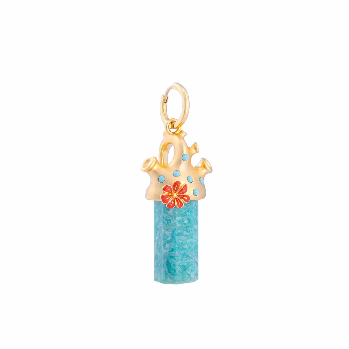 Amazonite Oasis Single Earring and Pendant