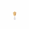 Calavera Cedence Single Earring with Freshwater Pearl