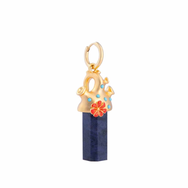 Dumortierite Oasis Single Earring and Pendant