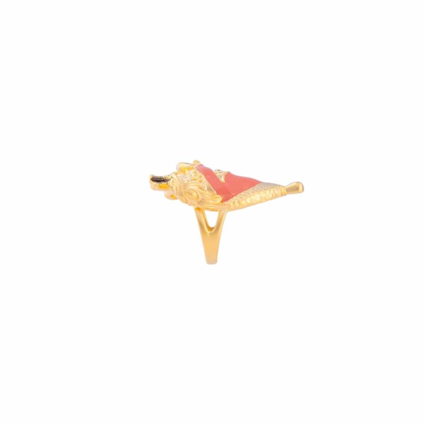 Heartfelt with Enamel Embrossment Ring