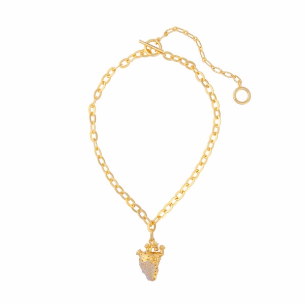 Necklace with Prickly Passion Bloom Pendant